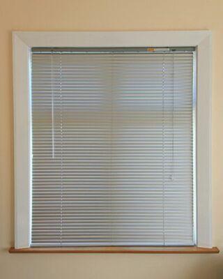 Silver Venetian Blind